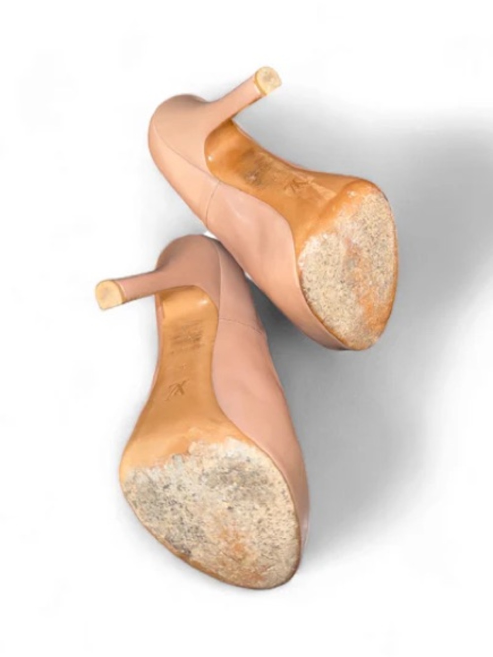 Louis Vuitton Nude Peep-Toe Platform Pumps - Picture 6 of 6